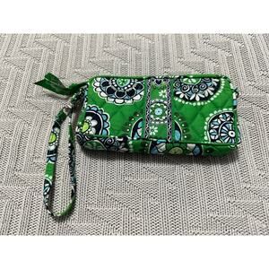 Vera Bradley Cupcake Green small wristlet wallet clutch bundle